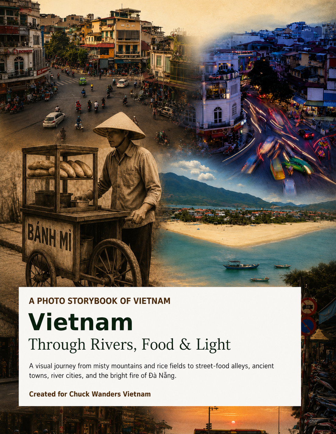 Vietnam Through Rivers, Food & Light